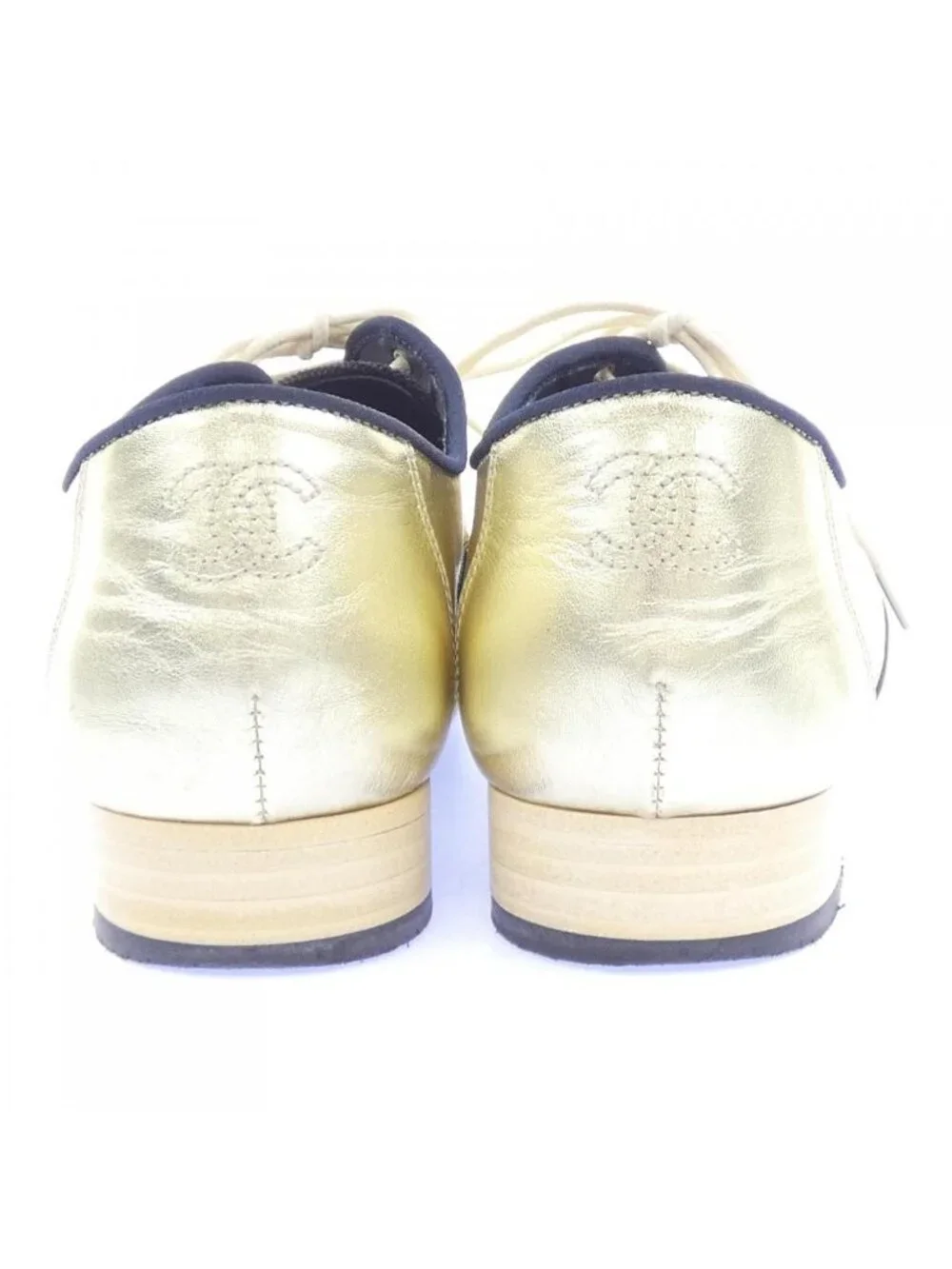 Chanel Lace-up Lace UP Shoes